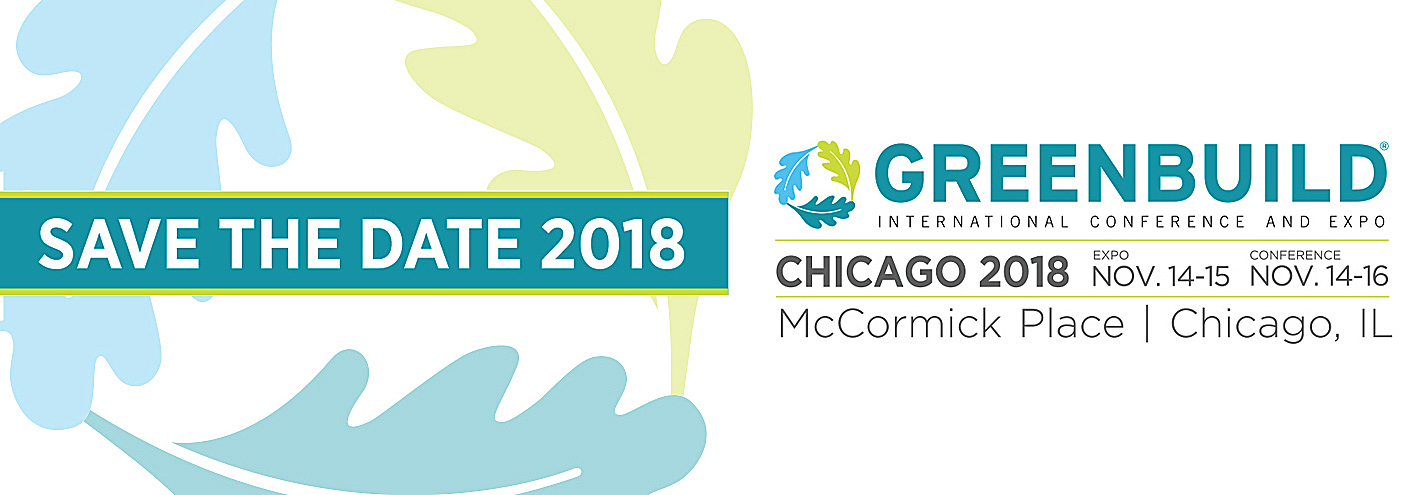 Greenbuild Save The Date 2018