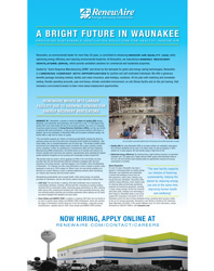 2017 November RenewAire in Waunakee Press Release
