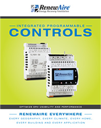 RenewAire Integrated Programmable Controls Brochure