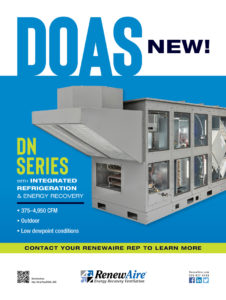 NEW Product! DOAS with Integrated Refrigeration & Energy Recovery
