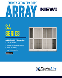 NEW Product! SA Series Energy Recovery Core Array Brochure