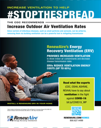 Increase Ventilation to Help #StopTheSpread in Homes