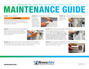 Residential Energy Recovery Ventilator Maintenance Guide