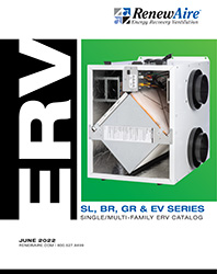 SL, BR, GR & EV Series Single/Multi-Family ERV Catalog